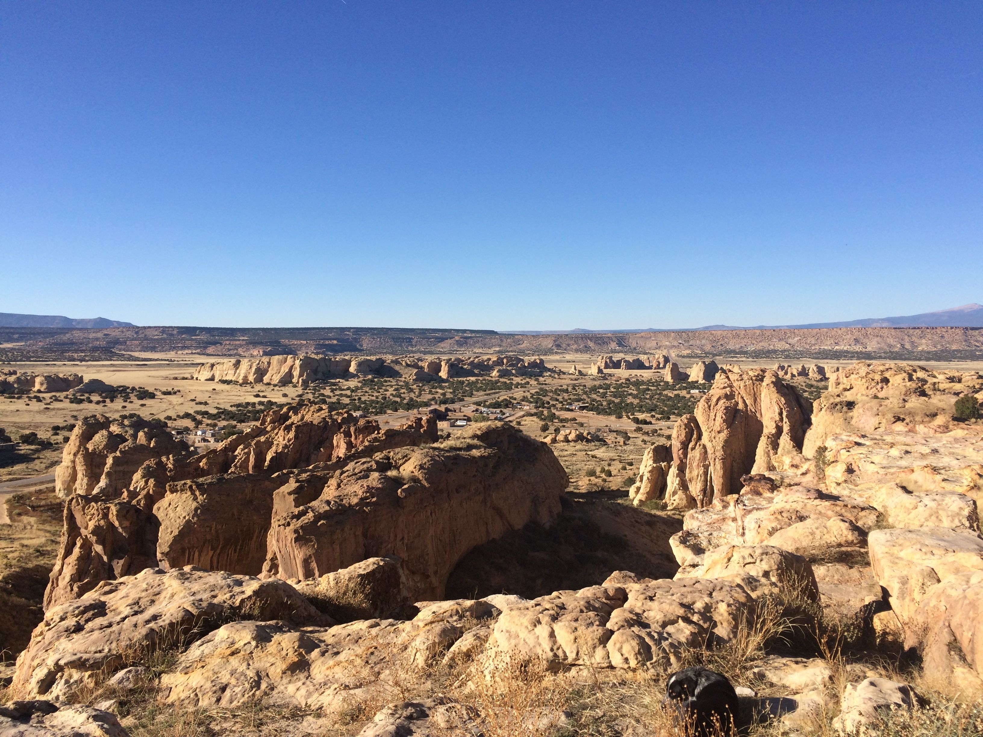 From Acoma down into the valley